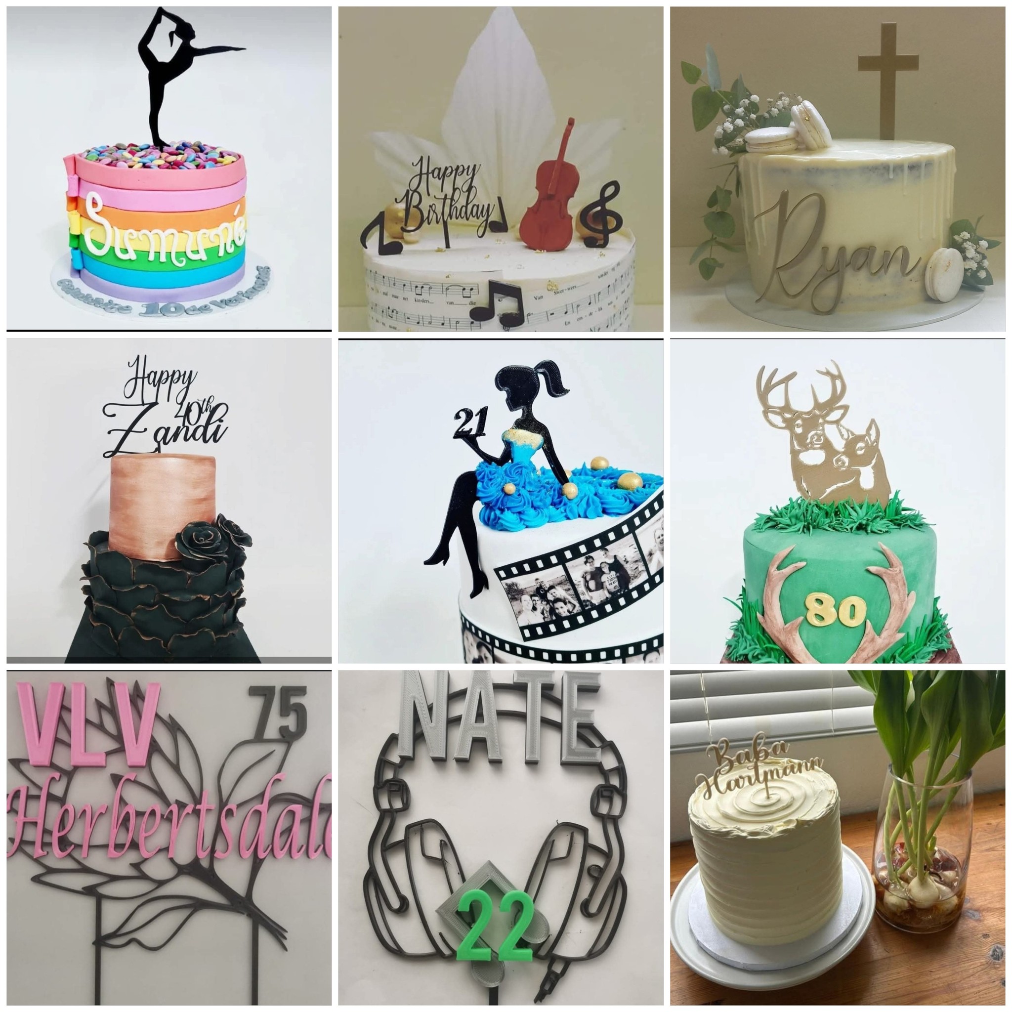 Cake Topper Example 6